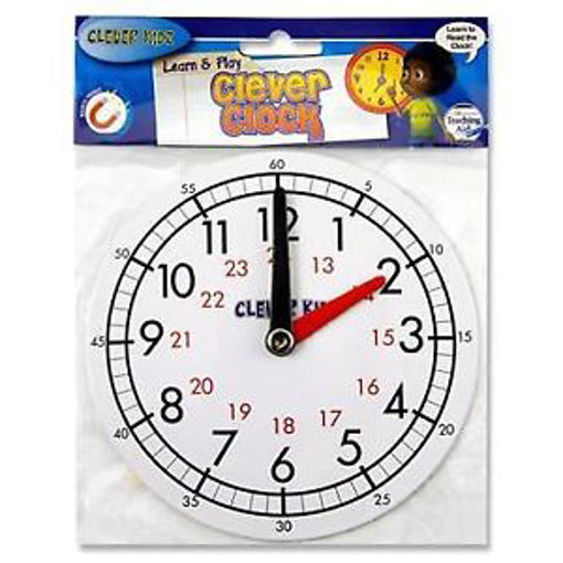 Picture of CLEVER KIDZ - MAGNETIC CLOCK 15CM